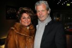 Hilversum 26 maart 2015
Gala stichting hulphond in studio 21.  
Christine Kroonenberg met vriend