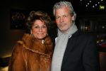 Hilversum 26 maart 2015
Gala stichting hulphond in studio 21.  
Christine Kroonenberg met vriend