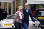 Amsterdam 14 maart 2015
Connie Breukhoven met haar vriend Eugene v Dun op de cornelis schuytstraat
