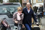 Amsterdam 14 maart 2015
Connie Breukhoven met haar vriend Eugene v Dun op de cornelis schuytstraat