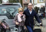 Amsterdam 14 maart 2015
Connie Breukhoven met haar vriend Eugene v Dun op de cornelis schuytstraat