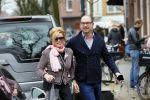Amsterdam 14 maart 2015
Connie Breukhoven met haar vriend Eugene v Dun op de cornelis schuytstraat