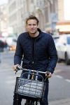 Amsterdam 17 maart 2015   
Dirk Taat op de fiets in amsterdam zuid