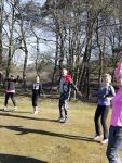 Blaricum 8 maart 2015
De koffieshof van Gordon blushing organiseert bootcamps.
Ook John Heuckeroth (broer Gordon) kwam met zijn zoontje kijken