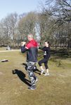Blaricum 8 maart 2015
De koffieshof van Gordon blushing organiseert bootcamps.
Ook John Heuckeroth (broer Gordon) kwam met zijn zoontje kijken