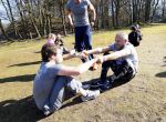 Blaricum 8 maart 2015
De koffieshof van Gordon blushing organiseert bootcamps.
Ook John Heuckeroth (broer Gordon) kwam met zijn zoontje kijken