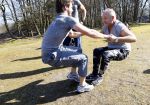 Blaricum 8 maart 2015
De koffieshof van Gordon blushing organiseert bootcamps.
Ook John Heuckeroth (broer Gordon) kwam met zijn zoontje kijken
