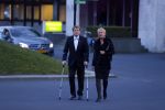 Hilversum 17 maart 2015
Uitreiking van de Buma Stemra prijzen in studio 21
Hans v Hemert op krukken