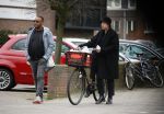 Amsterdam 9 maart 2015 
Howard Komproe met zijn vriendin in Amsterdam zuid