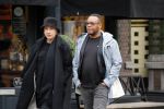 Amsterdam 9 maart 2015 
Howard Komproe met zijn vriendin in Amsterdam zuid