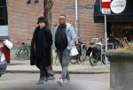 Amsterdam 9 maart 2015 
Howard Komproe met zijn vriendin in Amsterdam zuid