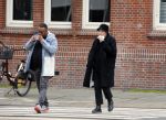 Amsterdam 9 maart 2015 
Howard Komproe met zijn vriendin in Amsterdam zuid