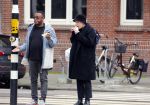 Amsterdam 9 maart 2015 
Howard Komproe met zijn vriendin in Amsterdam zuid