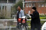 Amsterdam 9 maart 2015 
Howard Komproe met zijn vriendin in Amsterdam zuid
