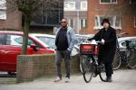 Amsterdam 9 maart 2015 
Howard Komproe met zijn vriendin in Amsterdam zuid