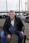 Volendam 5 maart 2015  
Jaap Buijs arriveert in zijn Bentley op de dijk