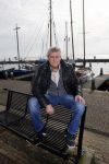 Volendam 5 maart 2015  
Jaap Buijs arriveert in zijn Bentley op de dijk