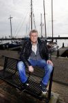Volendam 5 maart 2015  
Jaap Buijs arriveert in zijn Bentley op de dijk