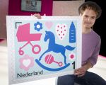 Amsterdam, 25 Februari 2015
RAI lancering nieuwe postzegel door Jim Bakkum bij de Negenmaanden Beurs