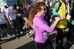 Den Haag 8 maart 2015Katja Schuurman loopt de city pier city loop CPC van 10 km voor haar tv programma. Marco Koers vergezelt haar.