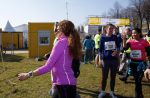 Den Haag 8 maart 2015Katja Schuurman loopt de city pier city loop CPC van 10 km voor haar tv programma. Marco Koers vergezelt haar.