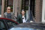 Amsterdam 17 maart 2015  
Koen Verweij en Sven Kramer in Amsterdam zuid.