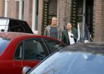 Amsterdam 17 maart 2015  
Koen Verweij en Sven Kramer in Amsterdam zuid.