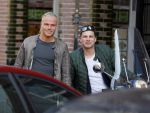 Amsterdam 17 maart 2015  
Koen Verweij en Sven Kramer in Amsterdam zuid.