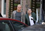 Amsterdam 17 maart 2015  
Koen Verweij en Sven Kramer in Amsterdam zuid.