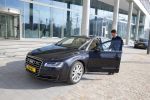 Amsterdam 13 maart 2015
Koningin Maxima bij Deloitte in Amsterdam. Maxima heeft een nieuwe audi A8