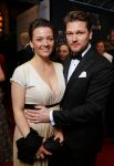 Amsterdam 30 maart 2015
Premiere Bloed zweet en tranen (film over het leven van Andre Hazes) in Tuschinski.
Luc Peters met zijn vrouw