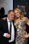 Amsterdam 30 maart 2015
Premiere Bloed zweet en tranen (film over het leven van Andre Hazes) in Tuschinski.
Martijn Fischer met Dadewych Minis en Matheu Hinzen