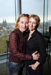 Amsterdam 24 maart 2015
presentatie het grote songfestival boek door Richard v d Crommert en Dave Boomkens in het double three hotel. Michelle Courtens met partner