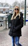 Volendam 5 maart 2014
Presentatie 100% NL Magazine ism postcodeloterij bij old Dutch.
Monique Smit zwanger op de dijk