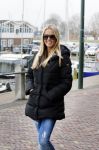 Volendam 5 maart 2014
Presentatie 100% NL Magazine ism postcodeloterij bij old Dutch.
Monique Smit zwanger op de dijk
