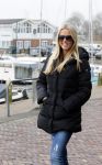 Volendam 5 maart 2014
Presentatie 100% NL Magazine ism postcodeloterij bij old Dutch.
Monique Smit zwanger op de dijk
