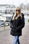 Volendam 5 maart 2014
Presentatie 100% NL Magazine ism postcodeloterij bij old Dutch.
Monique Smit zwanger op de dijk