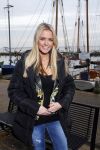 Volendam 5 maart 2014
Presentatie 100% NL Magazine ism postcodeloterij bij old Dutch.
Monique Smit zwanger