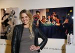 Alphen aan de Rijn 28 februari 2015
Opening expositie Myrthe Mylius. Vriend Thomas Berge en zoontje Jack zijn natuurlijk aanwezig.