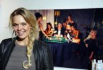 Alphen aan de Rijn 28 februari 2015
Opening expositie Myrthe Mylius. Vriend Thomas Berge en zoontje Jack zijn natuurlijk aanwezig.