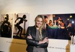 Alphen aan de Rijn 28 februari 2015
Opening expositie Myrthe Mylius. Vriend Thomas Berge en zoontje Jack zijn natuurlijk aanwezig.