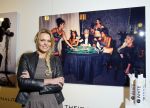 Alphen aan de Rijn 28 februari 2015
Opening expositie Myrthe Mylius. Vriend Thomas Berge en zoontje Jack zijn natuurlijk aanwezig.