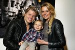 Alphen aan de Rijn 28 februari 2015
Opening expositie Myrthe Mylius. Vriend Thomas Berge en zoontje Jack zijn natuurlijk aanwezig.