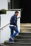 Hamburg 18 maart 2015
Rafael v d Vaart vertrekt vanaf zijn huis naar de training van HSV