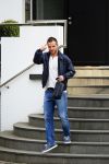 Hamburg 18 maart 2015
Rafael v d Vaart vertrekt vanaf zijn huis naar de training van HSV