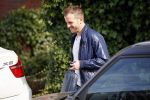 Hamburg 18 maart 2015
Rafael v d Vaart vertrekt vanaf zijn huis naar de training van HSV