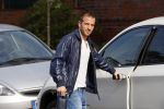 Hamburg 18 maart 2015
Rafael v d Vaart vertrekt vanaf zijn huis naar de training van HSV