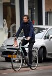 Amsterdam 9 maart 2015   
Robert ten Brink op de fiets in Amsterdam