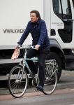 Amsterdam 9 maart 2015   
Robert ten Brink op de fiets in Amsterdam
