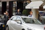 Amsterdam 9 maart 2015  
Dave Roelvink zijn moeder Lucienne en Honoria vertrekken vanaf de pc hooftstraat voor real life soap